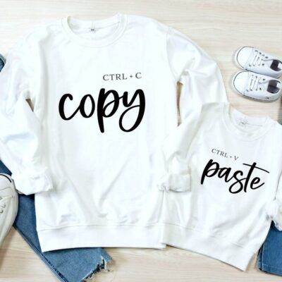 Daddy & Me Sweatshirts – Copy & Paste