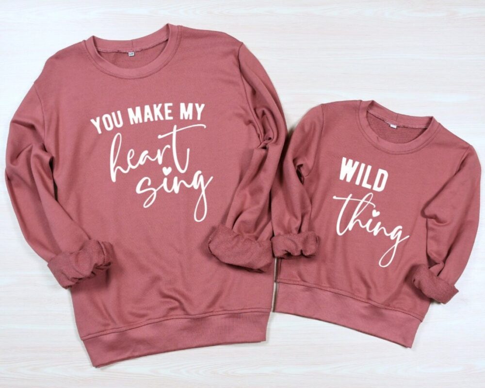 Mommy & Me Sweatshirts – Wild Thing