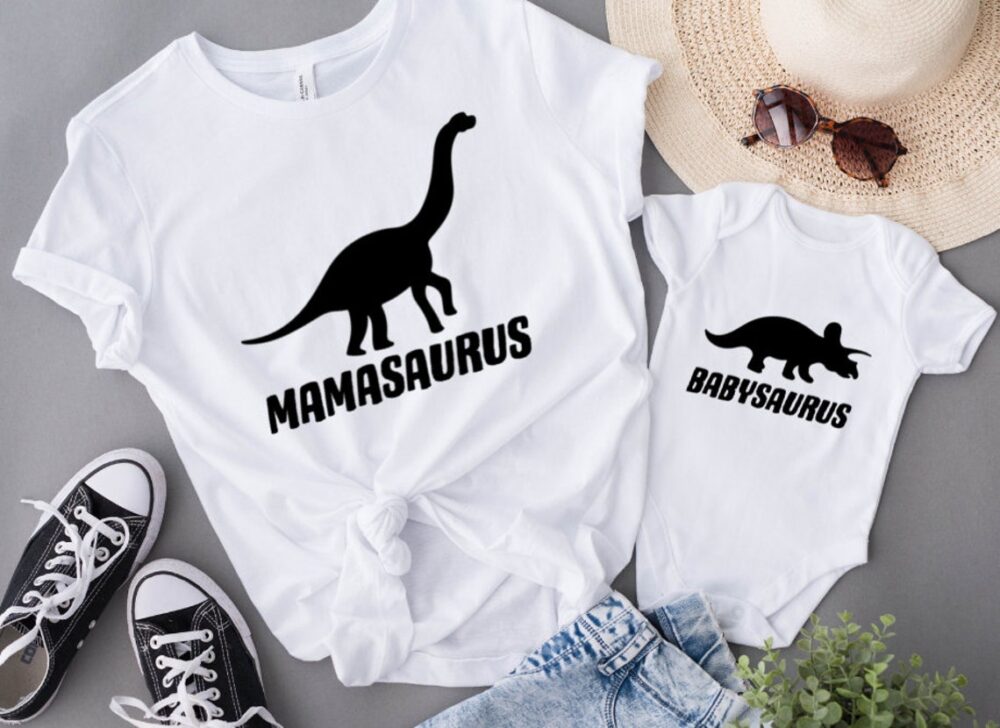 Mommy & Me T-Shirts – Mamasaurus