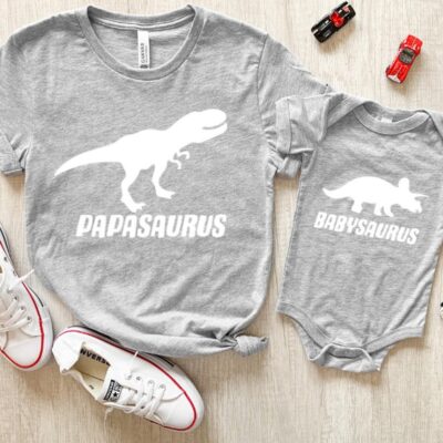 Daddy & Me T-Shirts – Papasaurus