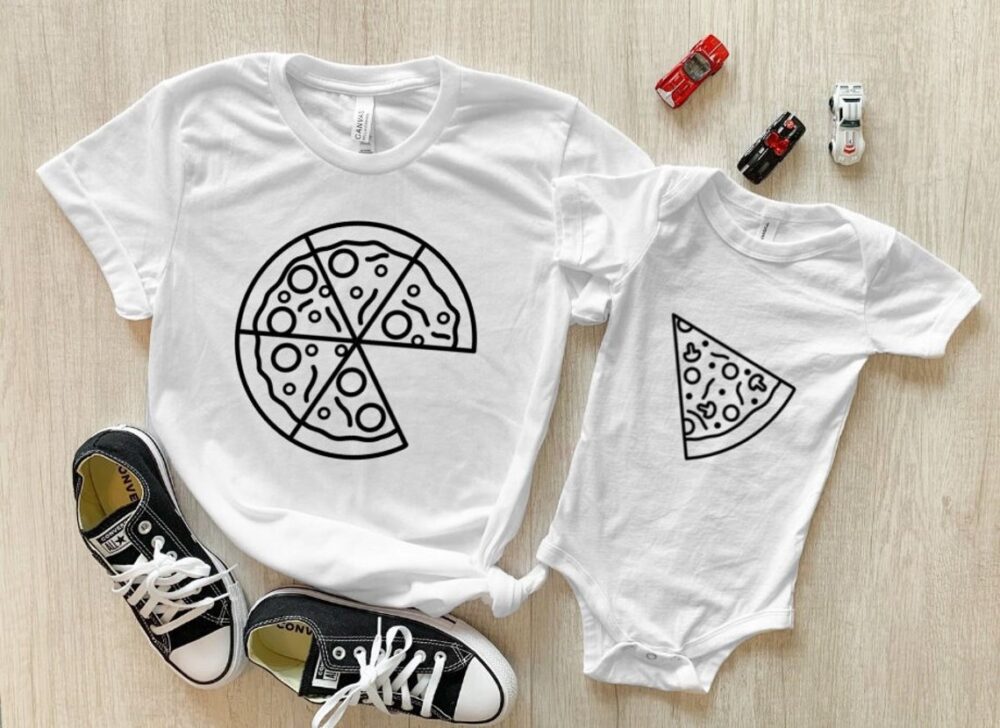 Daddy & Me T-Shirts – Pizza