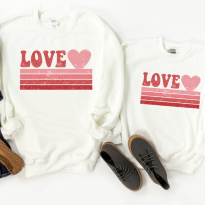 Mommy & Me Sweatshirts – Love Retro