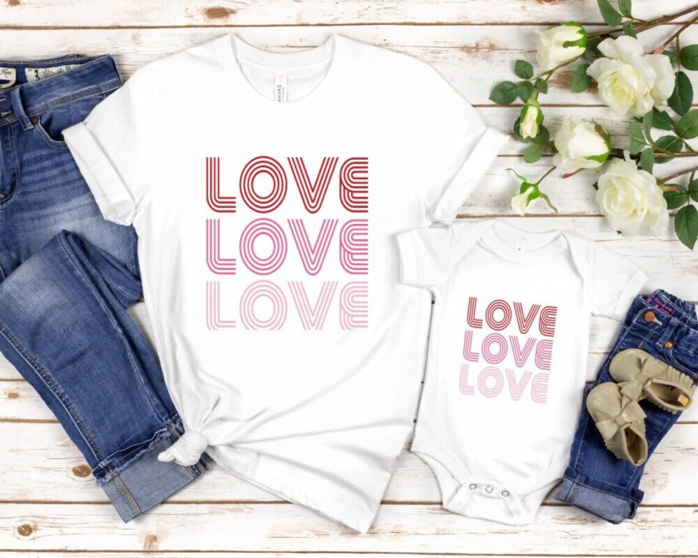Mommy & Me T-Shirts – Love Retro