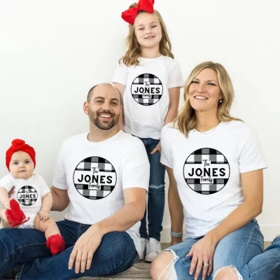 Family Christmas T-Shirts - Personalized