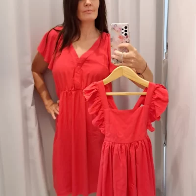 Mommy & Me Dress - Red