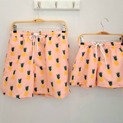 Daddy & Me Swim Shorts - Pineapples