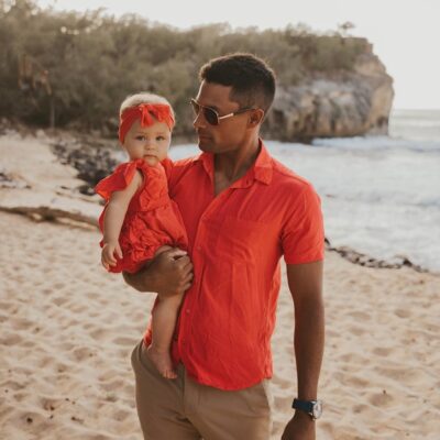 Father & Daughter Outfit - Red