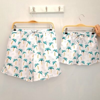 Daddy & Me Swim Shorts - Palm