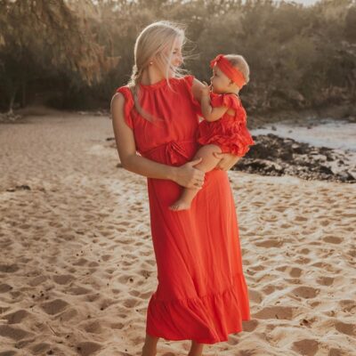 Matching Dress - Emily Red