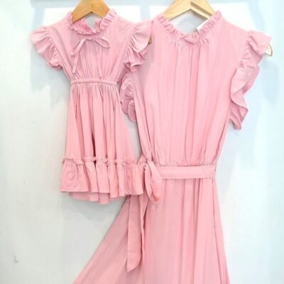 Mommy & Me Dress - Emily Pink