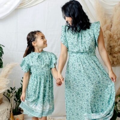 Mommy & Me Dress - Emily Dress Teal