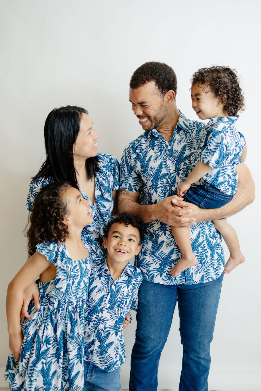 Mommy & Me Dresses - Blue leaf - Image 3
