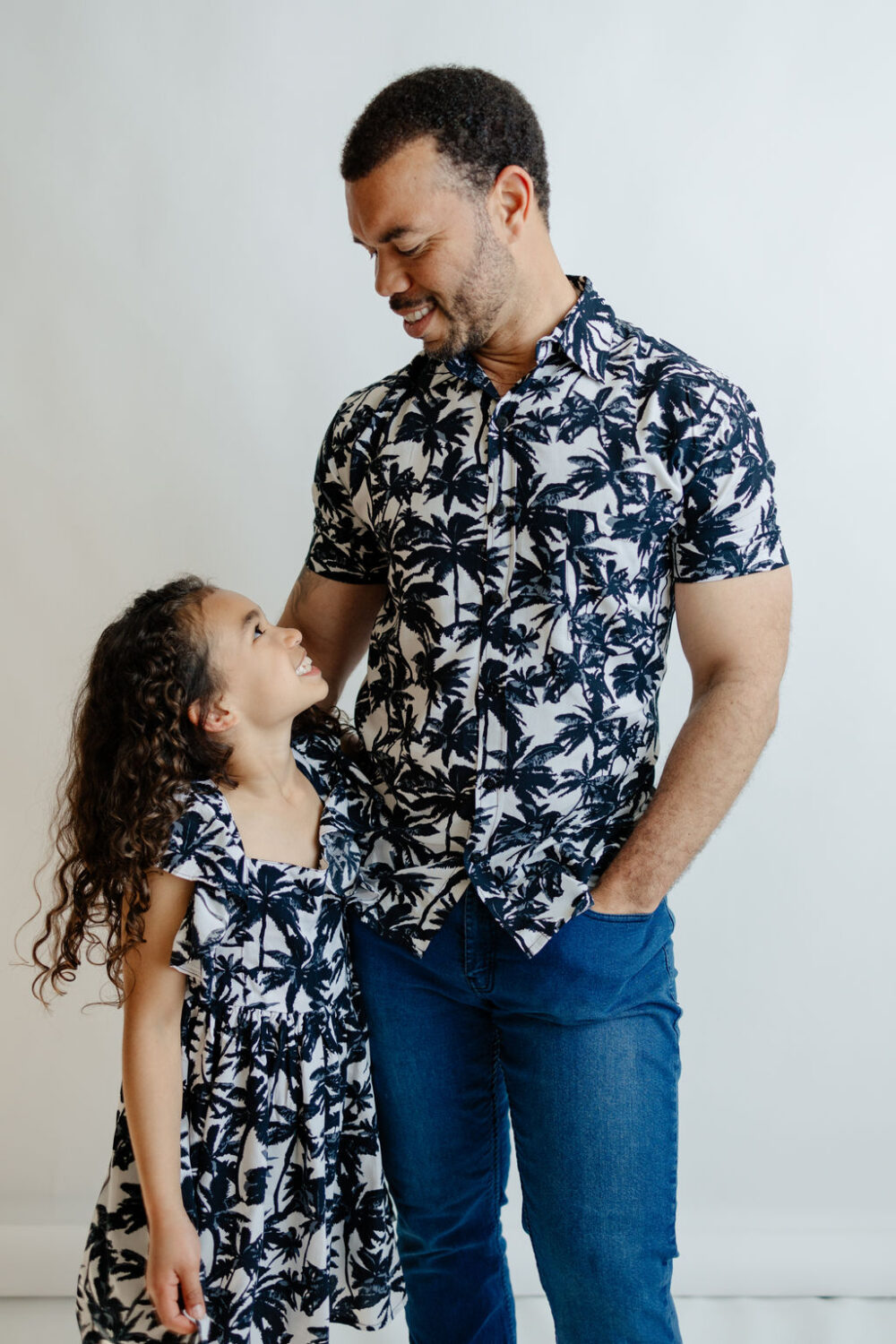 Father & Daughter Matching Outfit - Palm