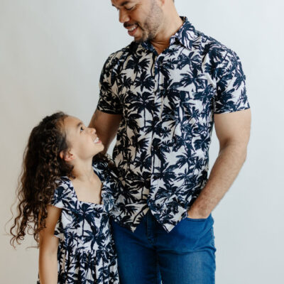 Father & Daughter Matching Outfit - Palm