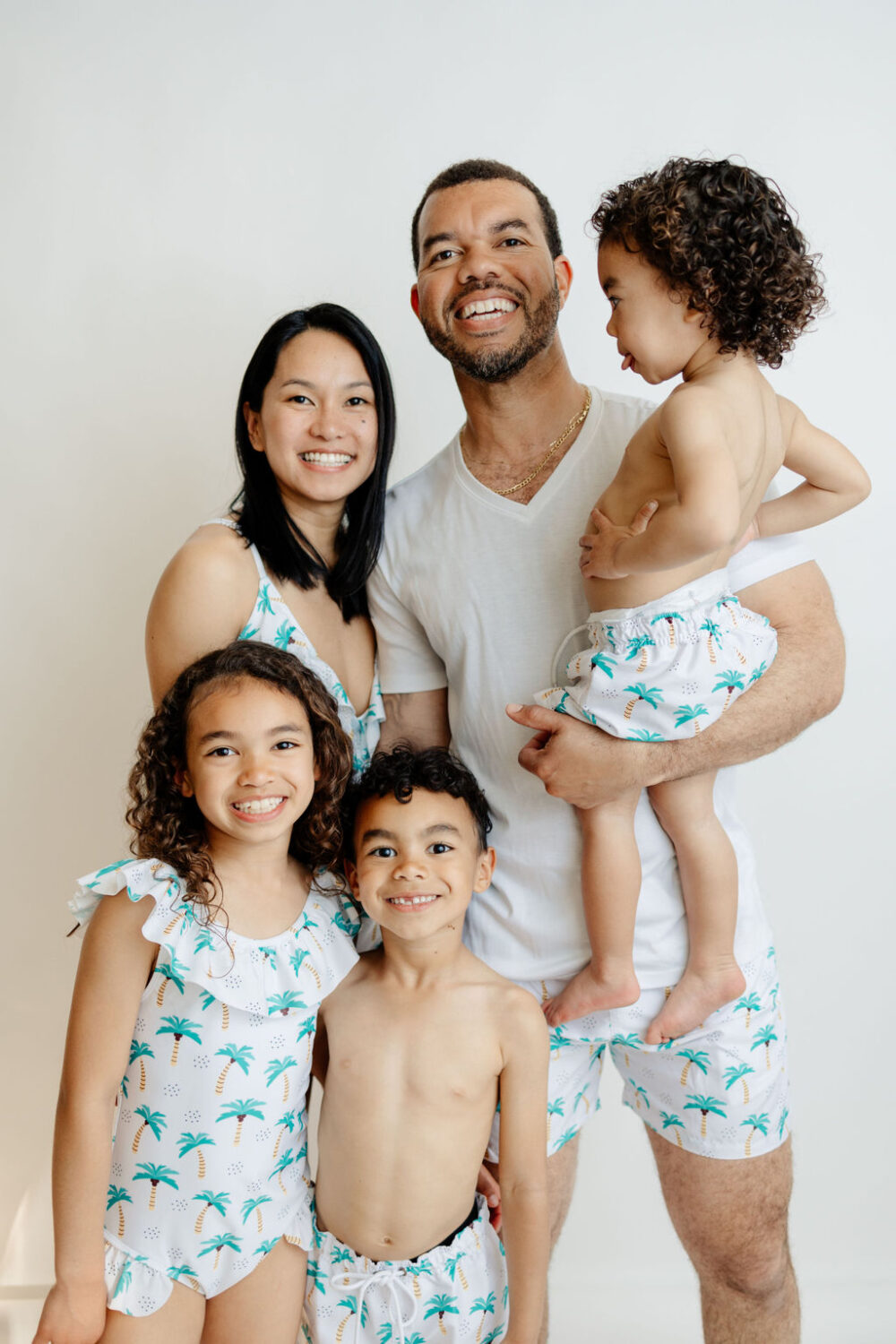 Matching Family Swimsuits - Palm - Image 2
