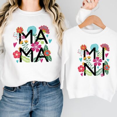 Mommy & Me Sweatshirts – MAMA Floral