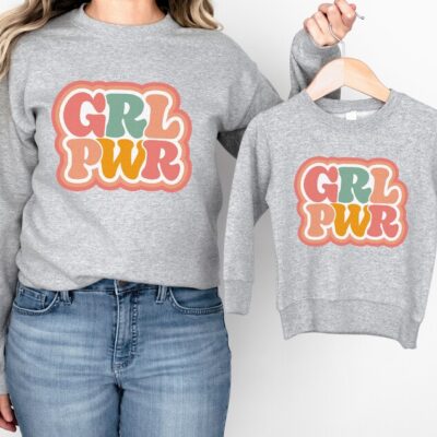 Mommy & Me Sweatshirts – Girl Power