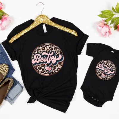 Mommy & Me Outfit – Besties Leopard
