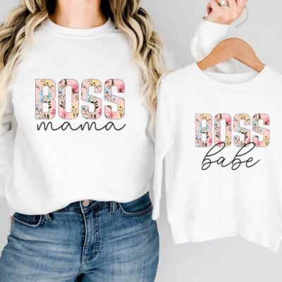 Mommy & Me Sweatshirts – Boss Mama