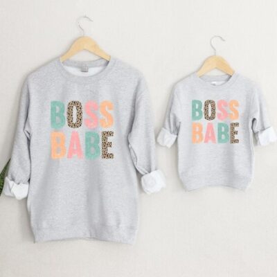 Mommy & Me Sweatshirts – Boss Babe