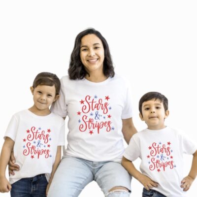 4th July Family Shirts - Stripes