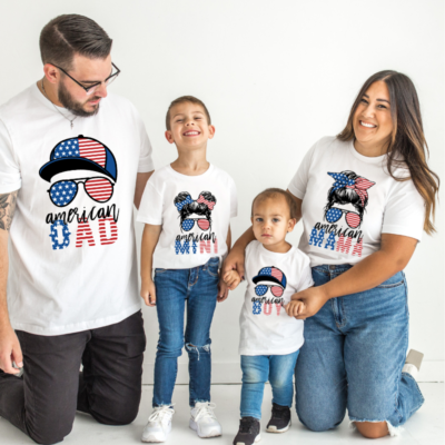 4th July Family Shirts - American Family