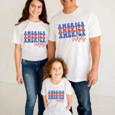4th July Family Shirts - Vibes