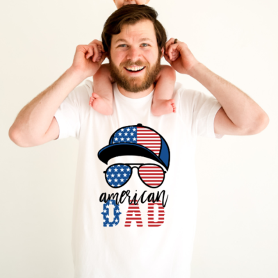 4th July Family Shirts - American Dad