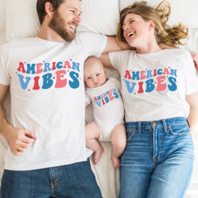 4th July Family Shirts - American Vibes