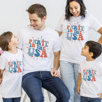 4th July Family Shirts - Party USA