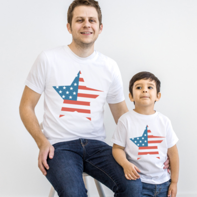 4th July Family Shirts - American Star